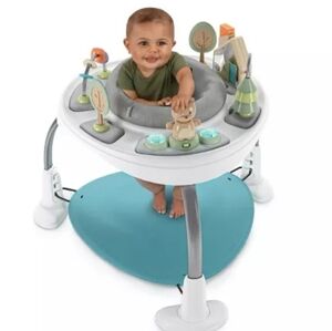 Ingenuity Spring & Sprout 2-in-1 Baby Activity Center - First Forest
